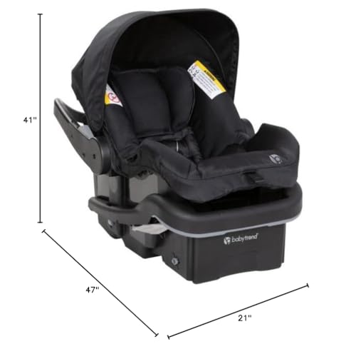 Baby Trend Expedition® Race Tec™ PLUS Jogger Travel System with EZ-Lift™ PLUS Infant Car Seat, Ultra Black