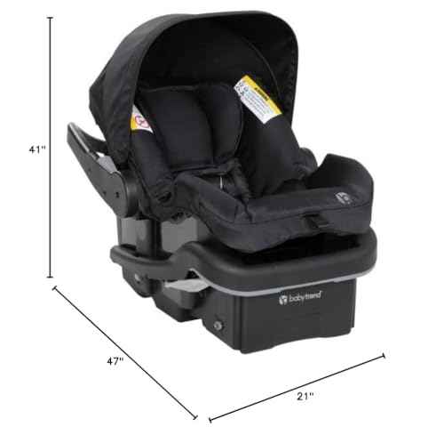 Baby Trend Expedition® Race Tec??PLUS Jogger Travel System with EZ-Lift??PLUS Infant Car Seat, Ultra Black