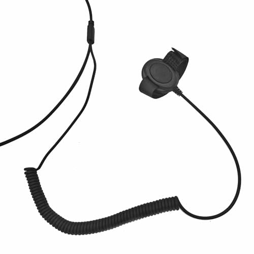 Two-Way Radio Earpiece with Behind-The-Head Headset and PTT for Midland GXT LXT GMRS