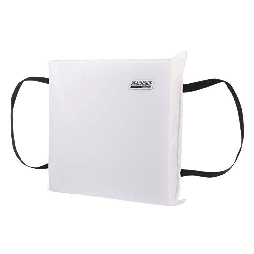 Seachoice Emergency Marine Foam Flotation Cushion, Square, 15 in. X 15 in, White