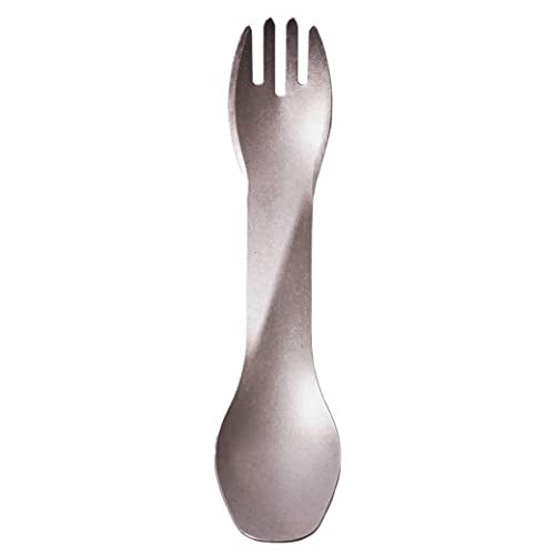 Titanium Camping Spork - Portable Multi-Functional Utensil for Travel & Outdoors