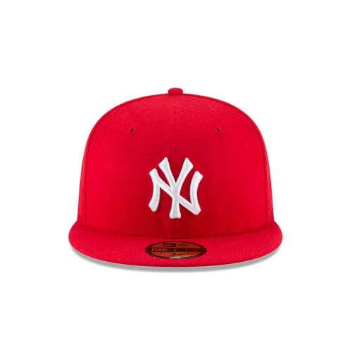 New York Yankees MLB Unisex Cap - Scarlet White 7 1/2 - New Era