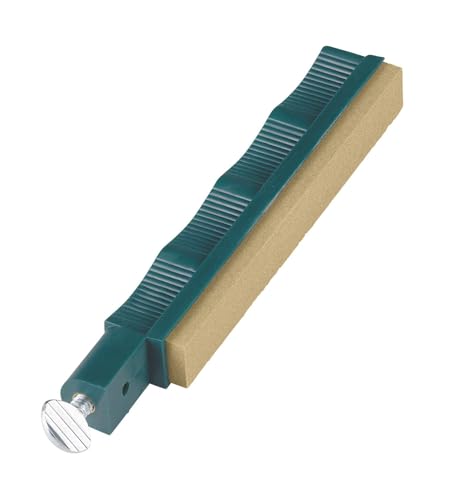 Medium Knife Sharpener with Green Holder - Manual Sharpening Tool