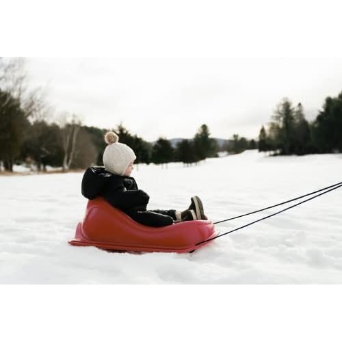 Pelican Baby Sled Deluxe with Weather Shield - Toddler Sled for Snow, Durable for Winter Sledding - Ages up to 24 Months
