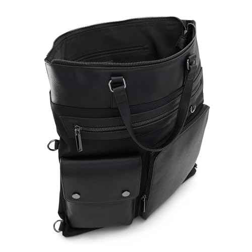 ALDO Men's Comaridx Backpack, Medium, Open Black