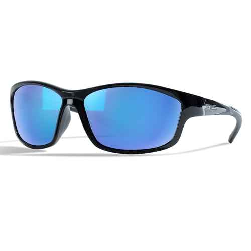 B.N.U.S Corning glass lenses polarized sunglasses for men and women UV400 Protection for Fishing Cycling Driving Italy made