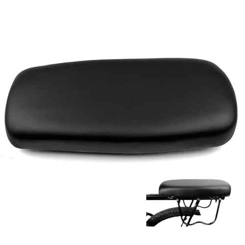 Thickened Bike Seat Pad ? Manned Rear Bike Seat Cushion, Kids Bike Seat Cushion for Comfortable Rides, Screw-Mounted Bicycle Saddle, Ebike Seats for Long Journeys