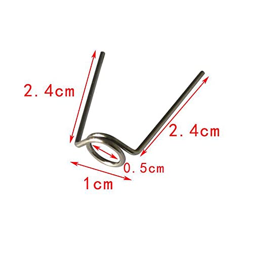 50 Pcs Bowfishing Arrows Spring Steel Arrowheads for Hunting & Fishing