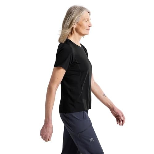 Arc'teryx Lana Merino Wool Crew Shirt SS Women's | Light Merino-Blend Tee for Every Mountain Activity - Redesign