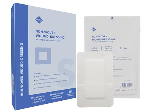 Non-Woven Island Wound Dressing 4x6 Inches - 15 Sterile Pack C15