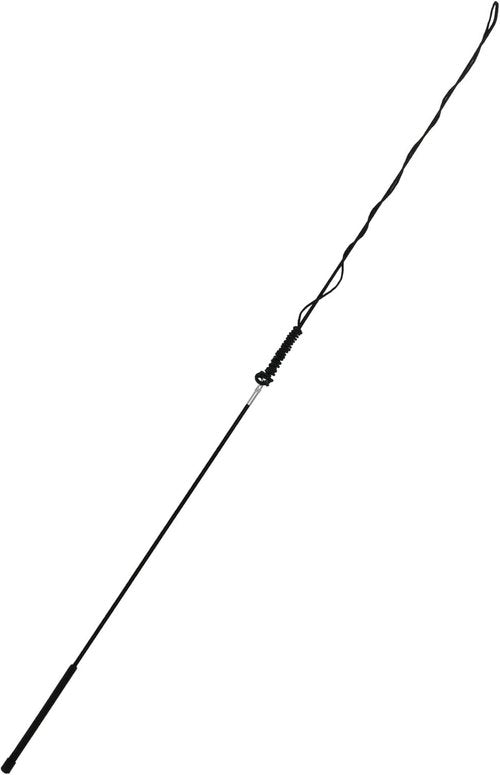 Horse Lunge Whip Training Stick and Whip 5.9 Feet Long Whip+6.3 Feet Drop for Dogs Horses(Can Detachable into Two Sections) (Black)