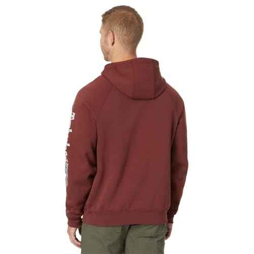 Timberland PRO Men's Hood Honcho Sport Pullover Hooded Sweatshirt, Maroon, Small
