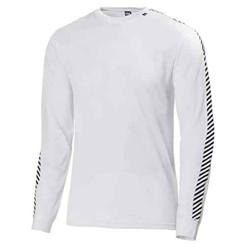 Helly-Hansen LIFA Active Stripe Crew Men's Baselayer - Breathable, Moisture-Wicking Thermal Shirt for Outdoor Activities