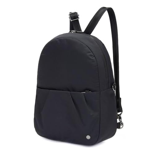 Pacsafe Citysafe CX Anti Theft Convertible Backpack - Fits 10" Tablet, ECONYL Black