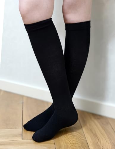 Women's Bamboo Rayon Over-the-Calf Compression Socks 10-15mmHg - 9-11 Multicolor