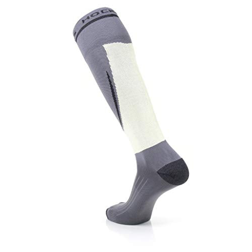 Howies Hockey Cut Resistant Socks - Youth & Adult Size Gray Large - Elite Comfort & Protection