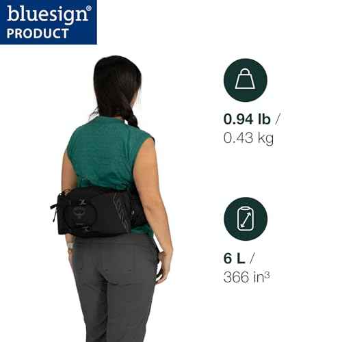 Osprey Tempest 6L Women's Lumbar Hiking Waist Pack - Fanny Pack with Water Bottle Holders
