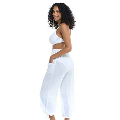 Body Glove womens Swimsuit Penny Pull-on Beach Pant Cover-up