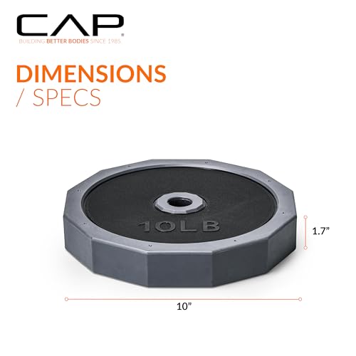 CAP Adjustable Weight Set 40 lb Plate Pack Addon for Home Gym Fitness