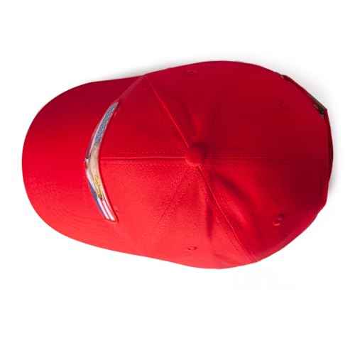 Trump Portrait Baseball Cap with American Flag Design - Red Patriotic Adjustable Hat for Men & Women