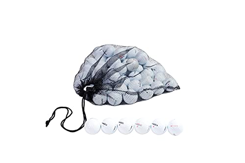 Recycled Pinnacle Golf Balls - Good Condition, 48 Pack with Mesh Bag