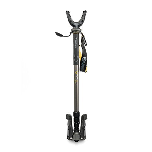Vanguard VEO 2 AM-234TU Shooting Stick, Tri-Stand Base with Ball Joint, Rotating and Removeable U Shaped Yoke, Gray