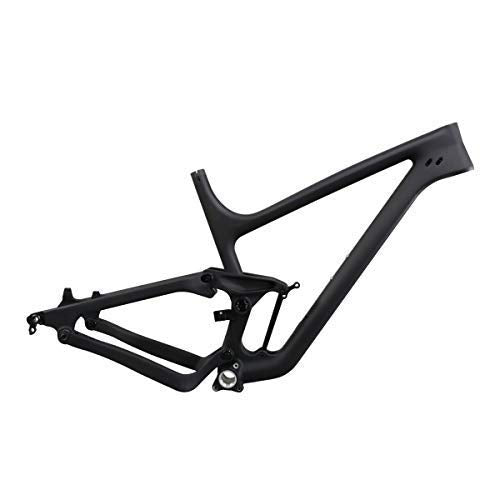 ICAN P1 27.5er 650B Plus Carbon Fiber Full Suspension Frame Boost Trail Mountain Bike Rear Spacing 12x148mm (M)