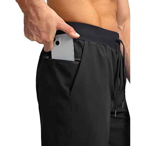 Men's Running Shorts with Zipper Pockets 9 Inch/ 7 Inch / 5 Inch Lightweight Quick Dry Gym Workout Athletic Shorts for Men
