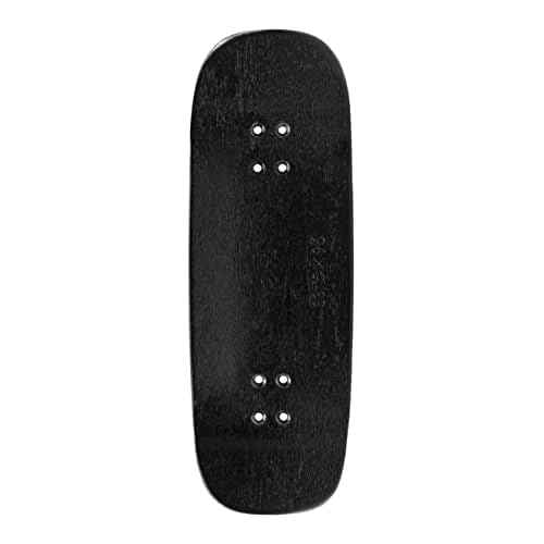 Teak Tuning Prolific Wooden Fingerboard Deck, 33.5mm x 96mm Boxy Shape - Black Mamba - 5 Ply with Custom Color Matching Mid Ply - Includes Prolific Foam Tape