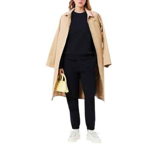 Lacoste Women's Regular Fit Double Face Piqu? Crew Neck Sweatshirt