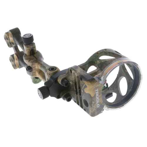 TRUGLO VEROS 5-Pin Durable Ultra-Bright Lightweight Micro-Adjustable Archery Hunting Bow Sight with Decreasing Diameter Pins Design & Large Circular Field of View - for Right & Left-Handed Shooters