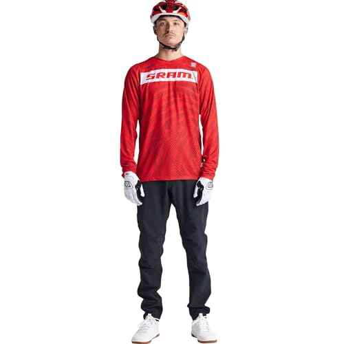 Troy Lee Designs - Skyline AIR LS Jersey; SRAM Roots Fiery RED XL