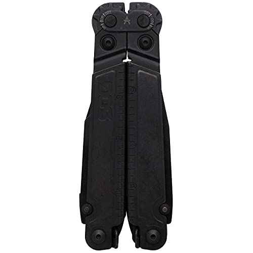 SOG PowerAccess Assist Full-Sized Well-Rounded Daily Use Multi-Tool | One-Handed Assisted Opening | 21 Tools, Black