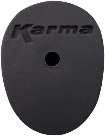 Karma Smooth Black Paddle Putter Grip | Standard Size, Soft Comfortable Rubber