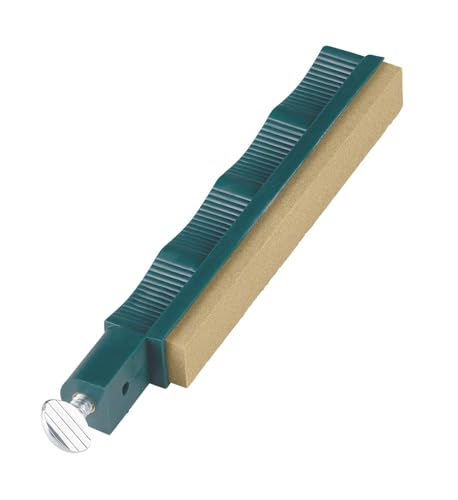 Medium Knife Sharpener with Green Holder - Manual Sharpening Tool