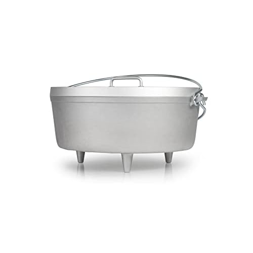GSI Outdoors Aluminum 12' Dutch Oven | Dutch Oven with Fixed Legs for Camping, Cabin and Home Kitchen