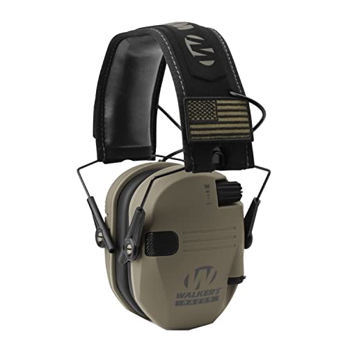 Walker's Razor Slim Electronic Muff - Patriot Fde / One Size
