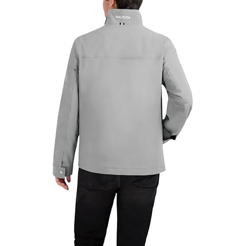 Nautica Men's Lightweight Sailing Jacket ? Waterproof & Windproof, Breathable, Azure