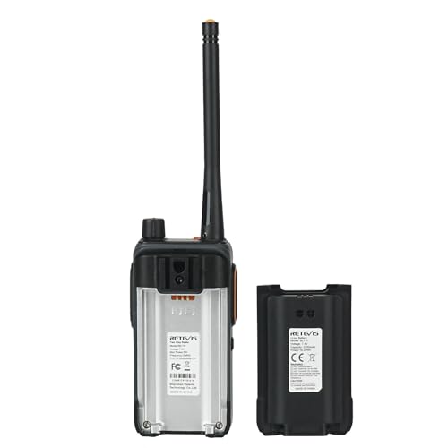 Retevis RB17P GMRS Handheld Radio, Rechargeable Long Range Walkie Talkies for Adults with SOS Siren, NOAA Weather Alert, 2200mAh Battery, GMRS Two Way Radio for Off-Roading, Camping (2 Pack)