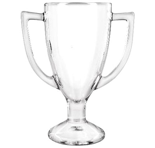 Crown Awards Personalized Glass Trophy, 7" Custom Engraved Golf Tournament Glass Cup Award Prime
