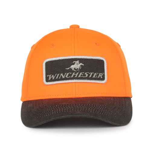 Winchester Rider Hunting Hat, Adjustable Cap for Men, One Size, Blaze Orange