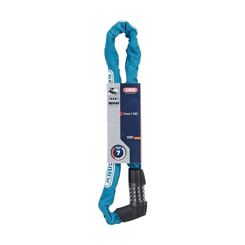 ABUS Chain Lock Tresor 1385, Combination Lock, Made of Hardened Steel, 7 mm Square Chain, ABUS Security Level 7