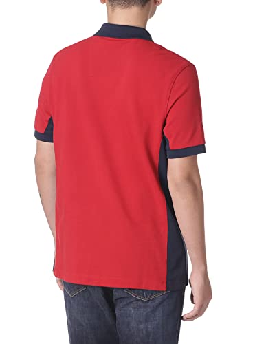 X-Large Nautica Men's Color Block Performance Polo Shirt - Red