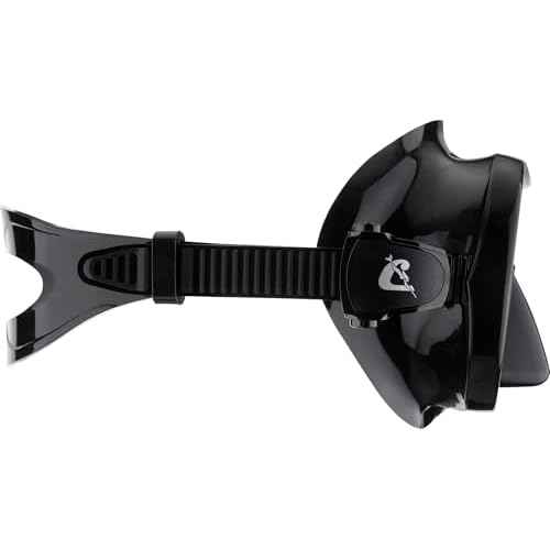 Cressi Single Lens Frameless Scuba Mask for Good Visibility | F-Dual: Designed in Italy