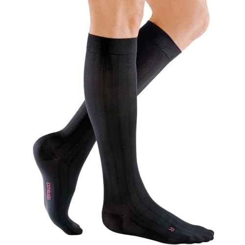 mediven for Men Classic, 20-30 mmHg ? Calf High Compression Stockings, Closed Toe Leg Circulation for Men, Compression Dress Socks, Leg Support Compression Coverage, Extra Wide