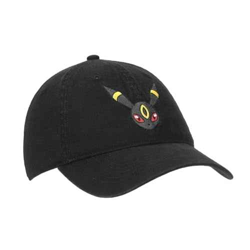 Bioworld Pok?mon Umbreon Face Black Unstructured Baseball Cap