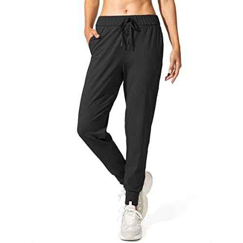 SANTINY Women's Joggers Pants Pockets Drawstring Running Sweatpants for Women Lounge Workout Jogging