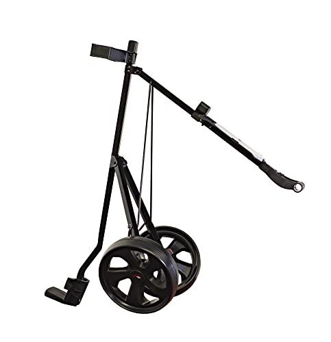 Jef World Of Golf Deluxe Steel Golf Cart, Black
