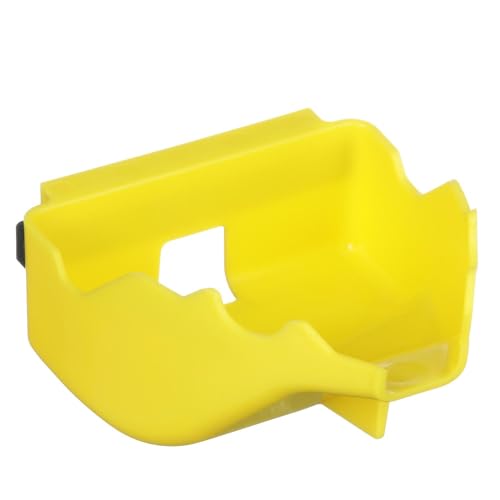 Oil Drain Funnel for Outboard Motor Oil Change - Yellow Plastic