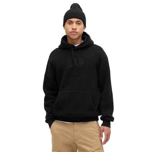 GAP mens Pullover Teddy Hooded Sweatshirt